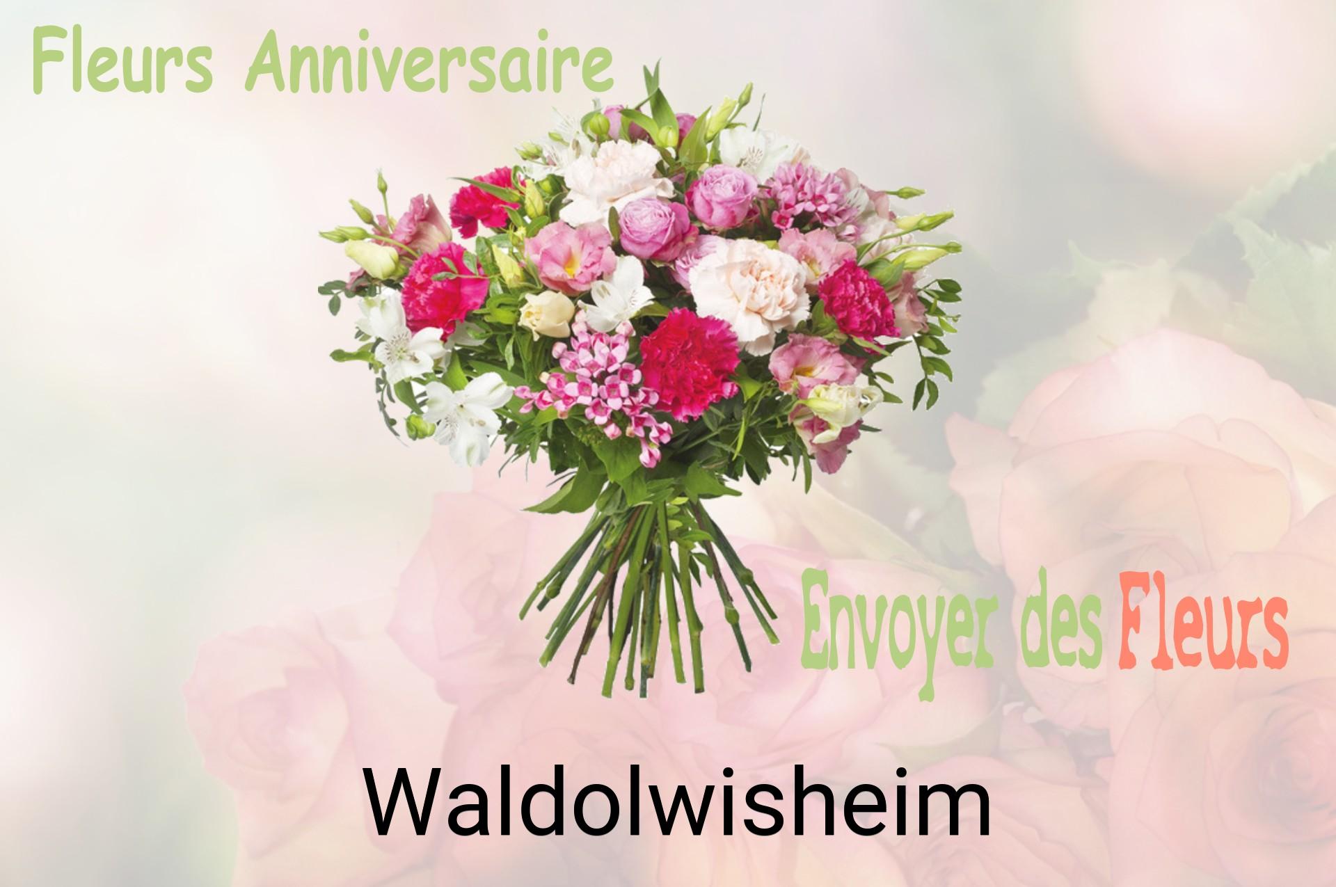 Bouquet de fleurs d’anniversaire livré à Waldolwisheim