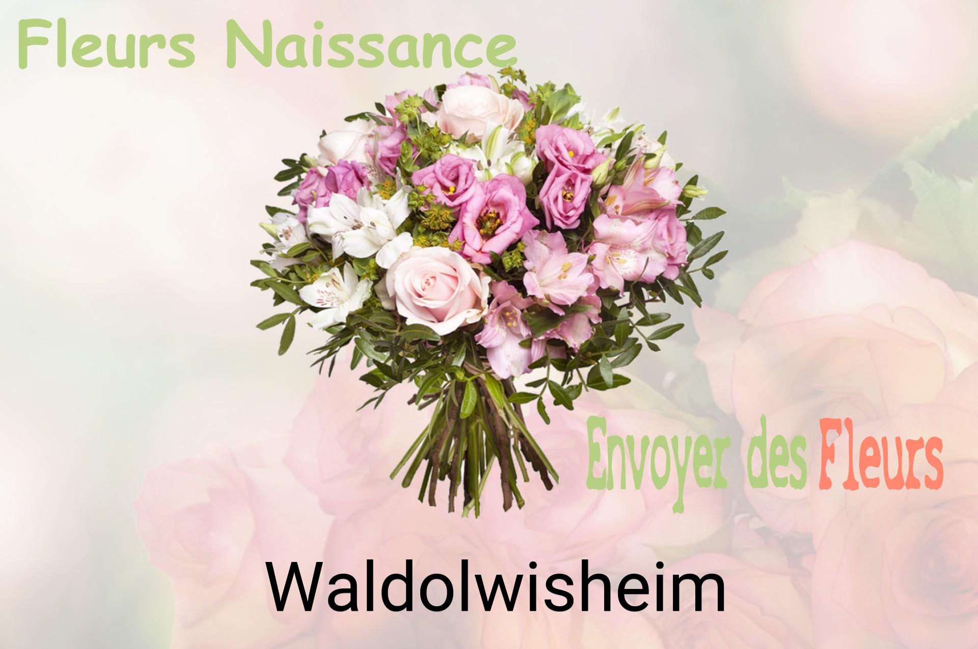 Bouquet de fleurs de naissance livré à Waldolwisheim